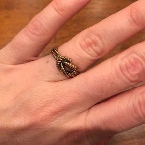 Lovely gold knot bracelet.